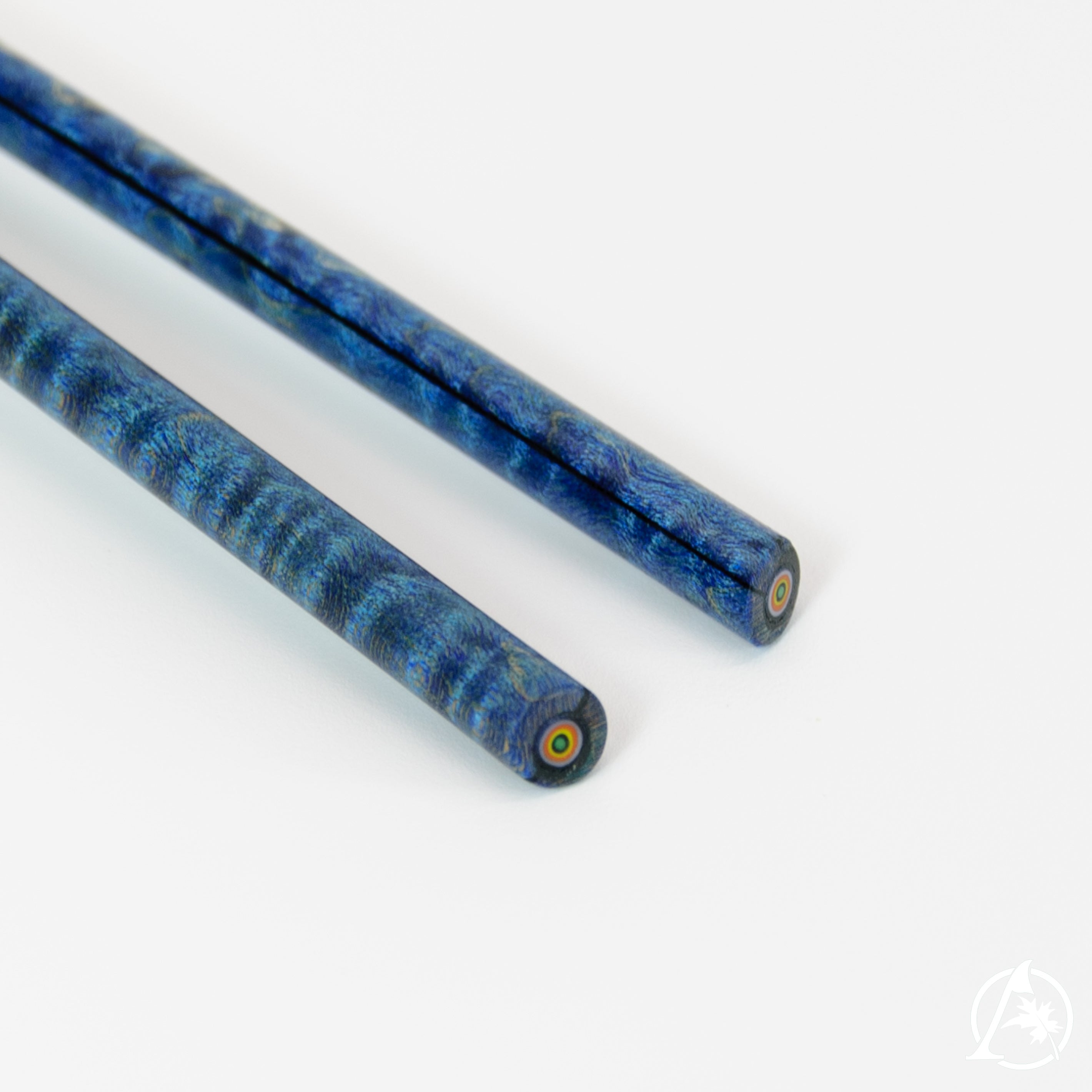 Artisan Crafted Unique Chopsticks with Titanium Tips and Sustainable Wooden Handles - Lightweight, Well-Balanced, Hypoallergenic, Limited Edition