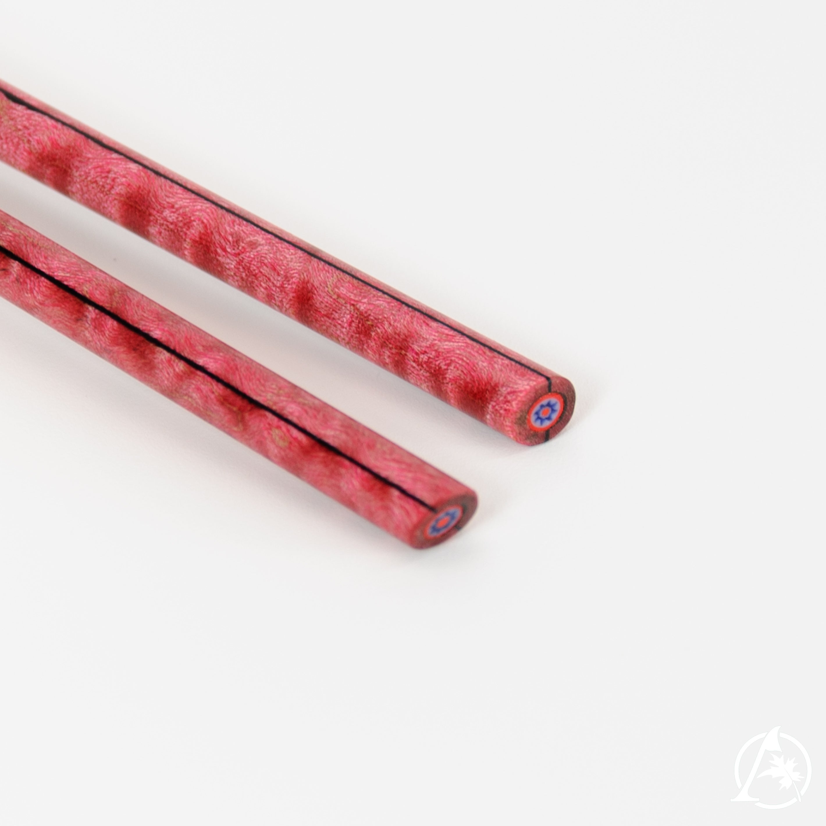 Artisan Crafted Unique Chopsticks with Titanium Tips and Sustainable Wooden Handles - Lightweight, Well-Balanced, Hypoallergenic, Limited Edition