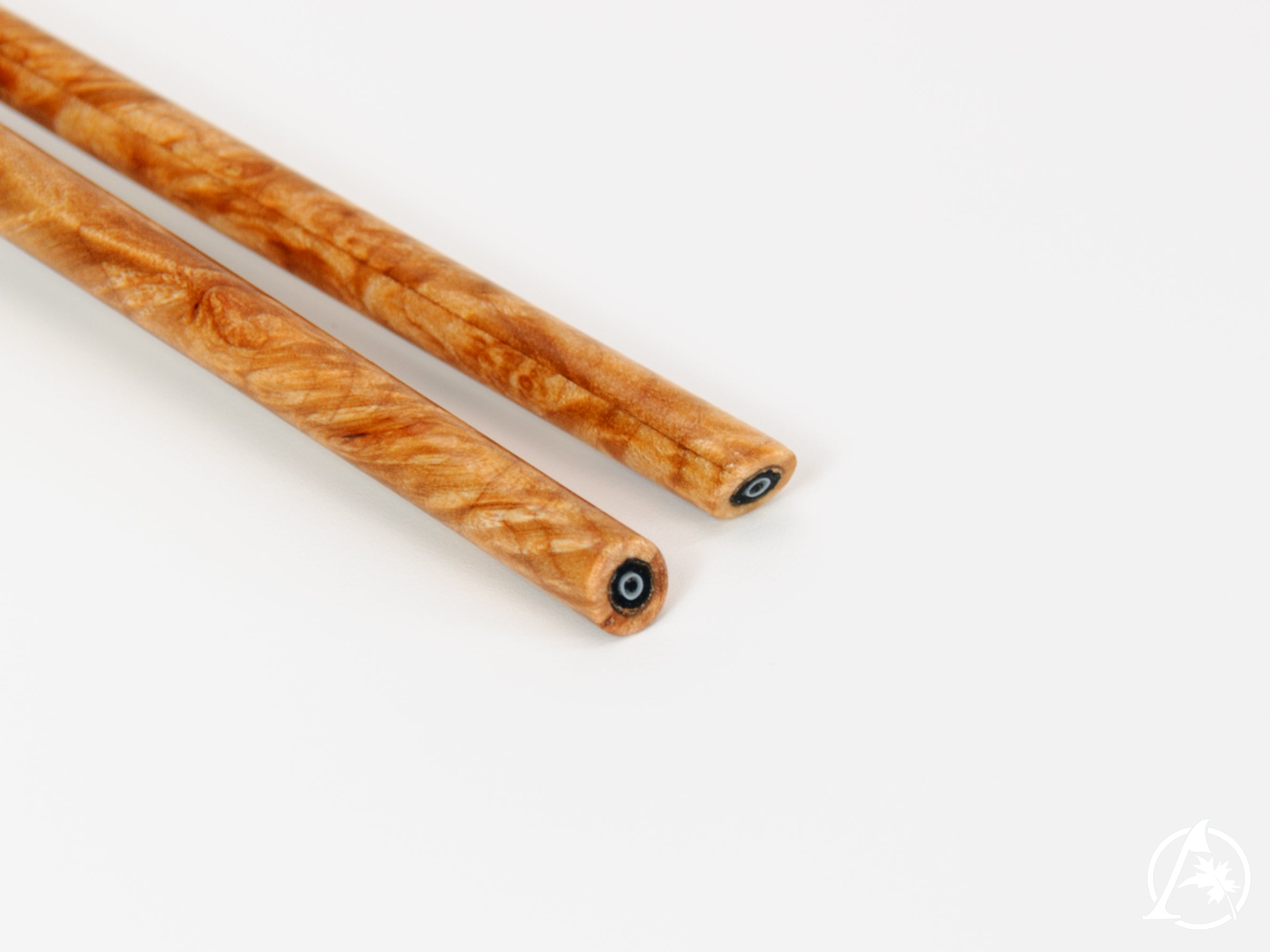 Artisan Crafted Unique Chopsticks with Titanium Tips and Sustainable Wooden Handles - Lightweight, Well-Balanced, Hypoallergenic, Limited Edition