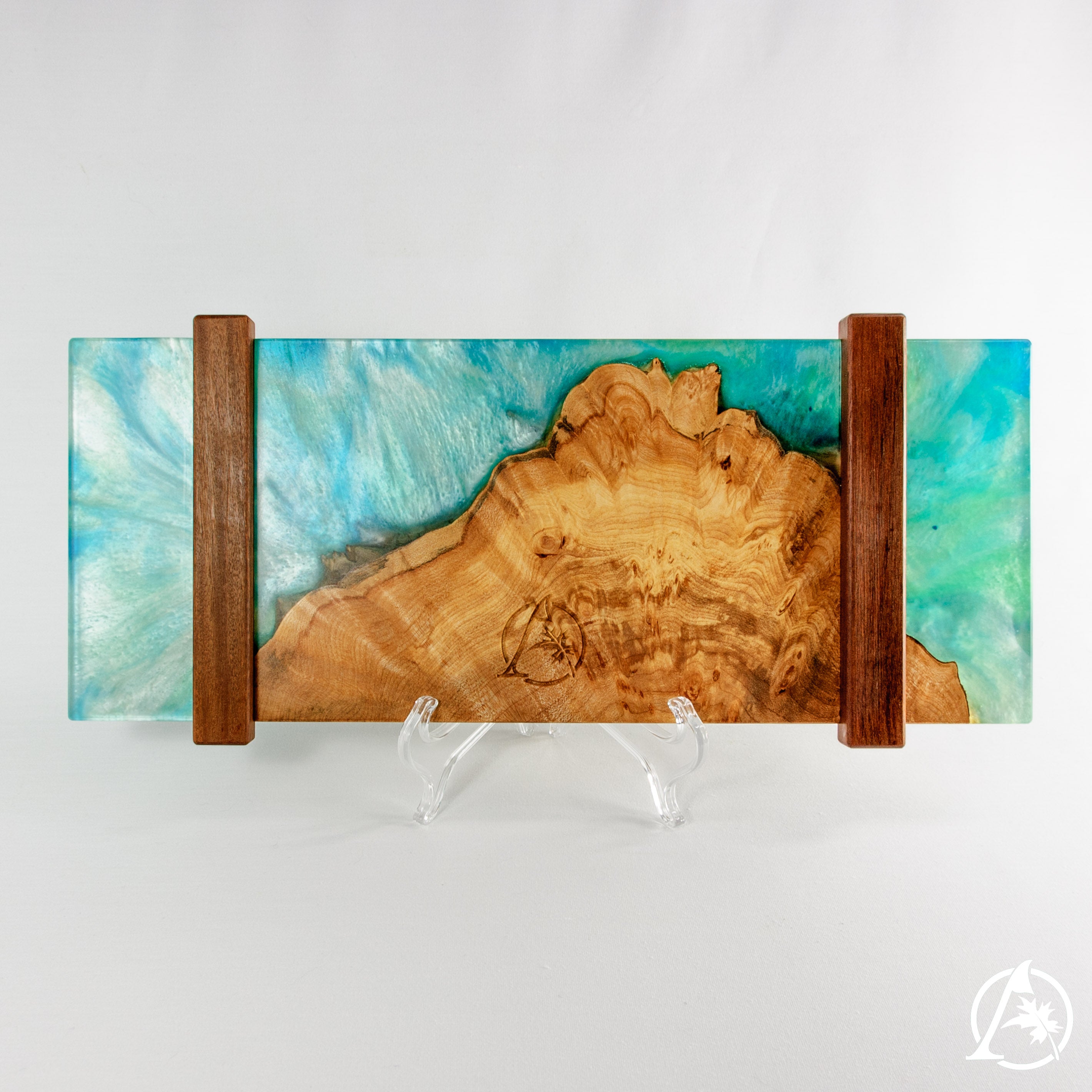 Large Maple Burl Serving Board #2209002