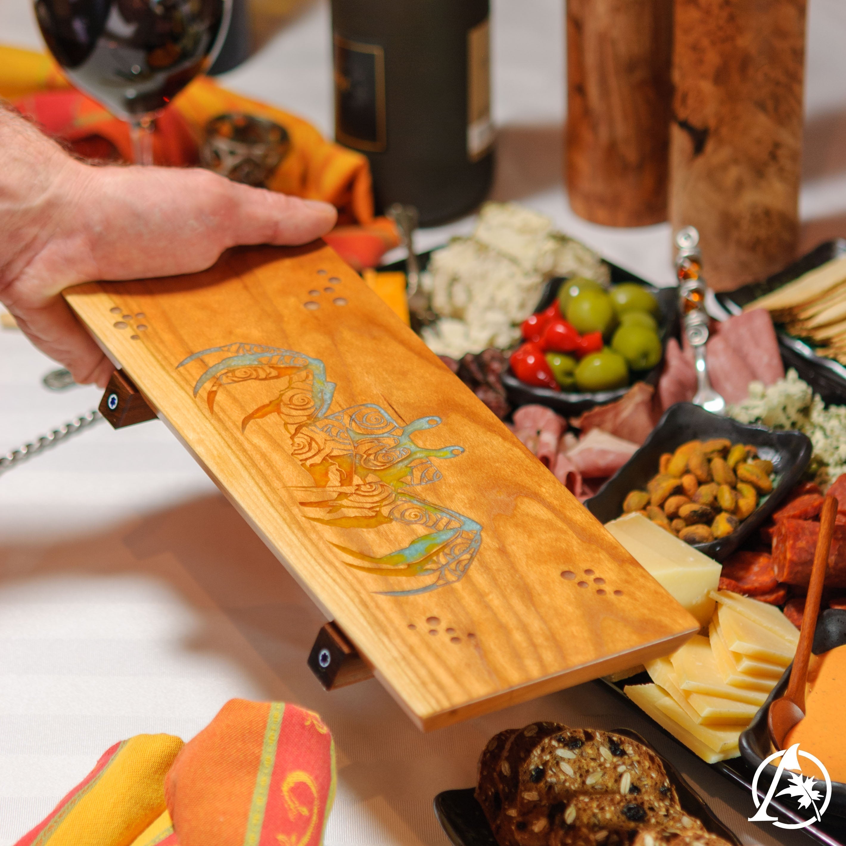 Crab Mandala Serving Board - #2201140