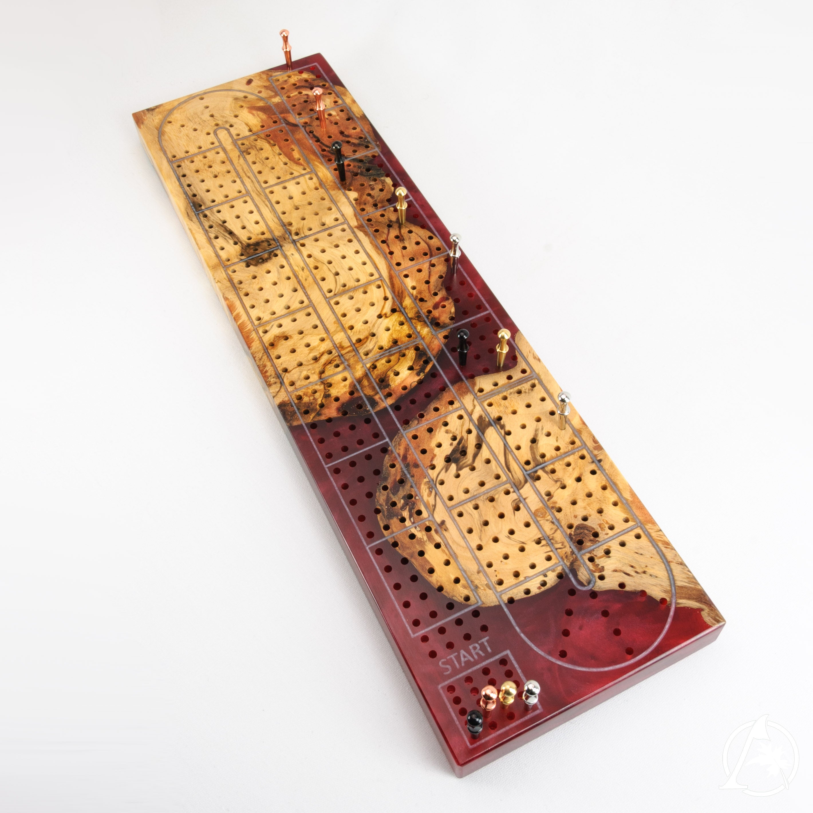 Four-Lane Cribbage Board #2210002